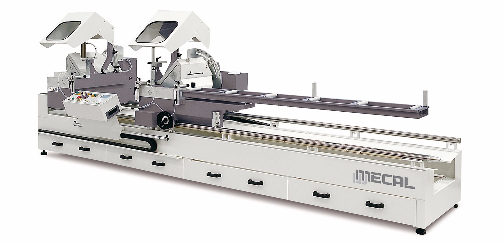 Numerical controlled double-head saw
